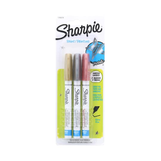 Sharpie&#xAE; Extra Fine Metallic Paint Pen Sets, Metals